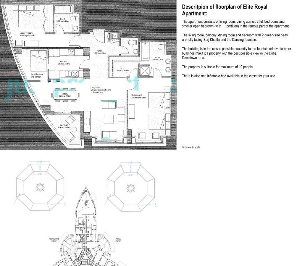 Elite Royal Apartment - Full Burj Khalifa And Fountain View - Caesar Dubái Exterior foto